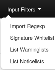 Input filters